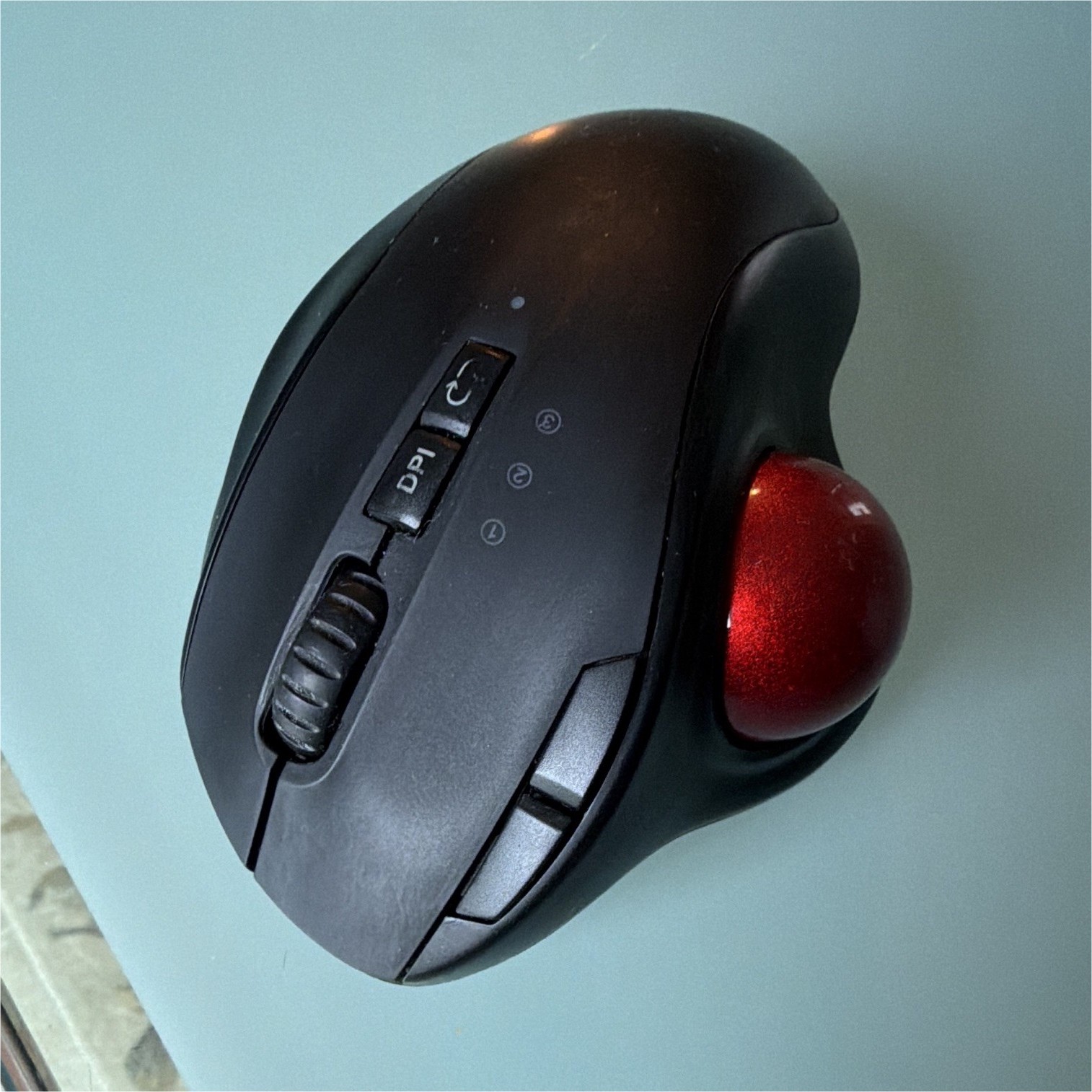Jelly Comb MT50 Wireless Ergonomic Trackball Mouse Rechargeable - TESTED WORKS