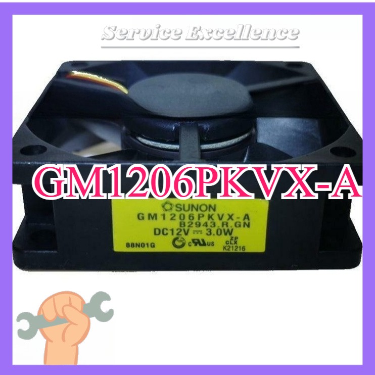 One for GM1206PKVX-A 60x60x20mm CPU Cooling Fan DC12V 3.0W 3-Pin Fast Shipping