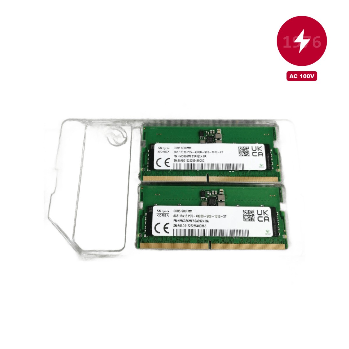 SK Hynix Laptop Memory RAM 16GB (8GB x 2) PC5-4800B DDR5 SODIMM Used Japan