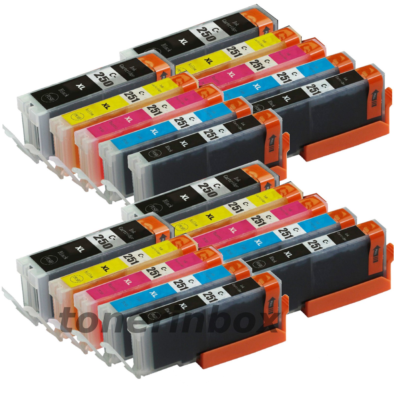 20 Pk PGI250XL CLI251XL Ink Set For Canon Pixma MG5420 MG5520 MG5620 MG6320