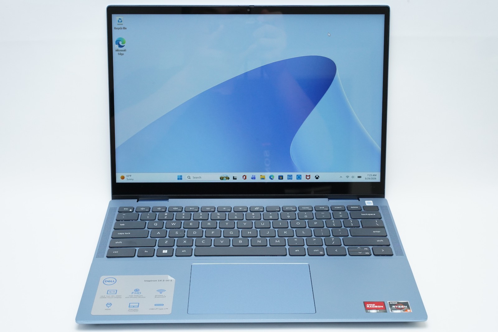 Dell Inspiron 7435 2-in-1 14" Laptop Ryzen 5 7530U 8GB 512GB Touch