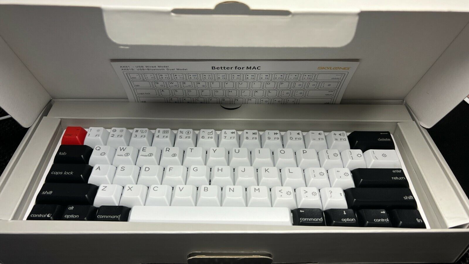 EPOMAKER SKYLOONG AK61 61 Keys Hot Swappable Programmable Mechanical Keyboard