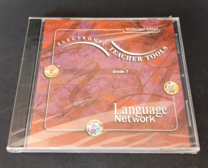 McDougal Littell Language Network Electronic Teacher Tools Grade 7 (PC, SEALED)
