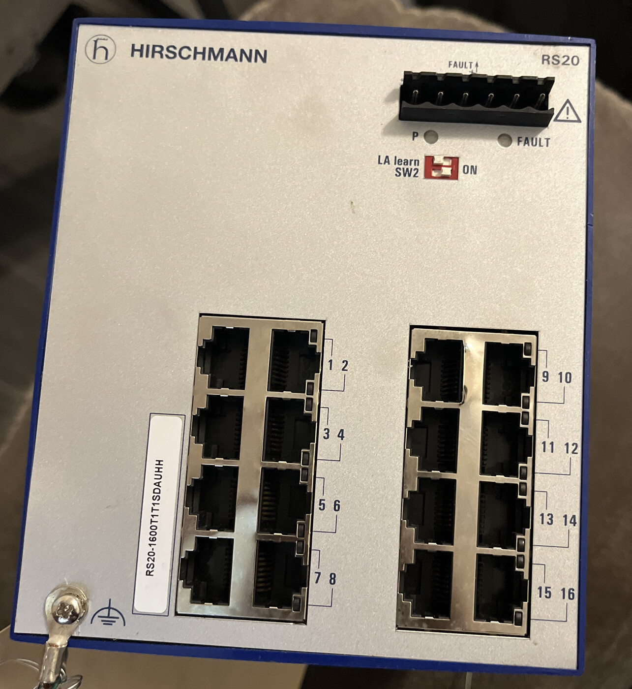 HIRSCHMANN RS20- 1600T1T1SDAUHH ETHERNET RAIL SWITCH 16 PORT 9.6-60VDC