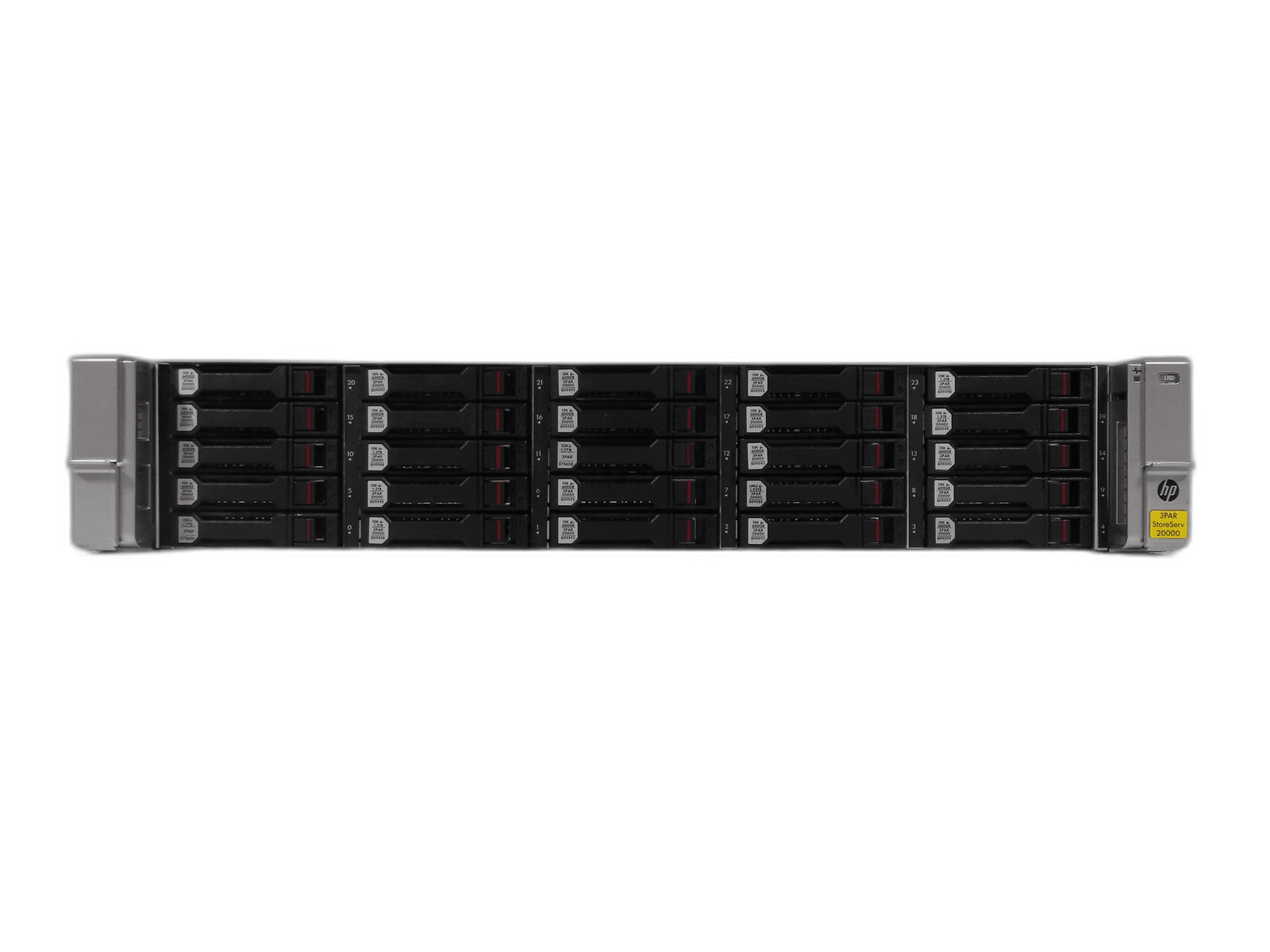 HP 3PAR STORESERV 20000 25SFF | 2x Controller | 25x Trays | 2x 460w | Bezel