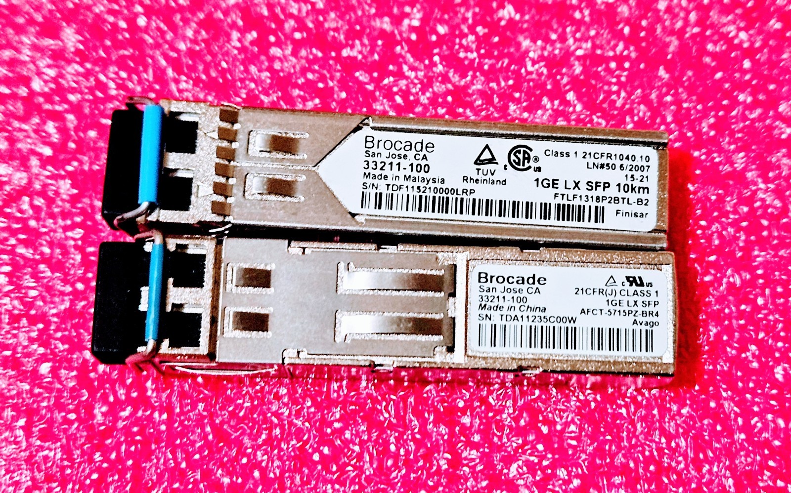 Genuine Brocade E1MG-LX-OM 33211-100 1GE 1000BASE-LX 10km 1310nm SFP LC SMF