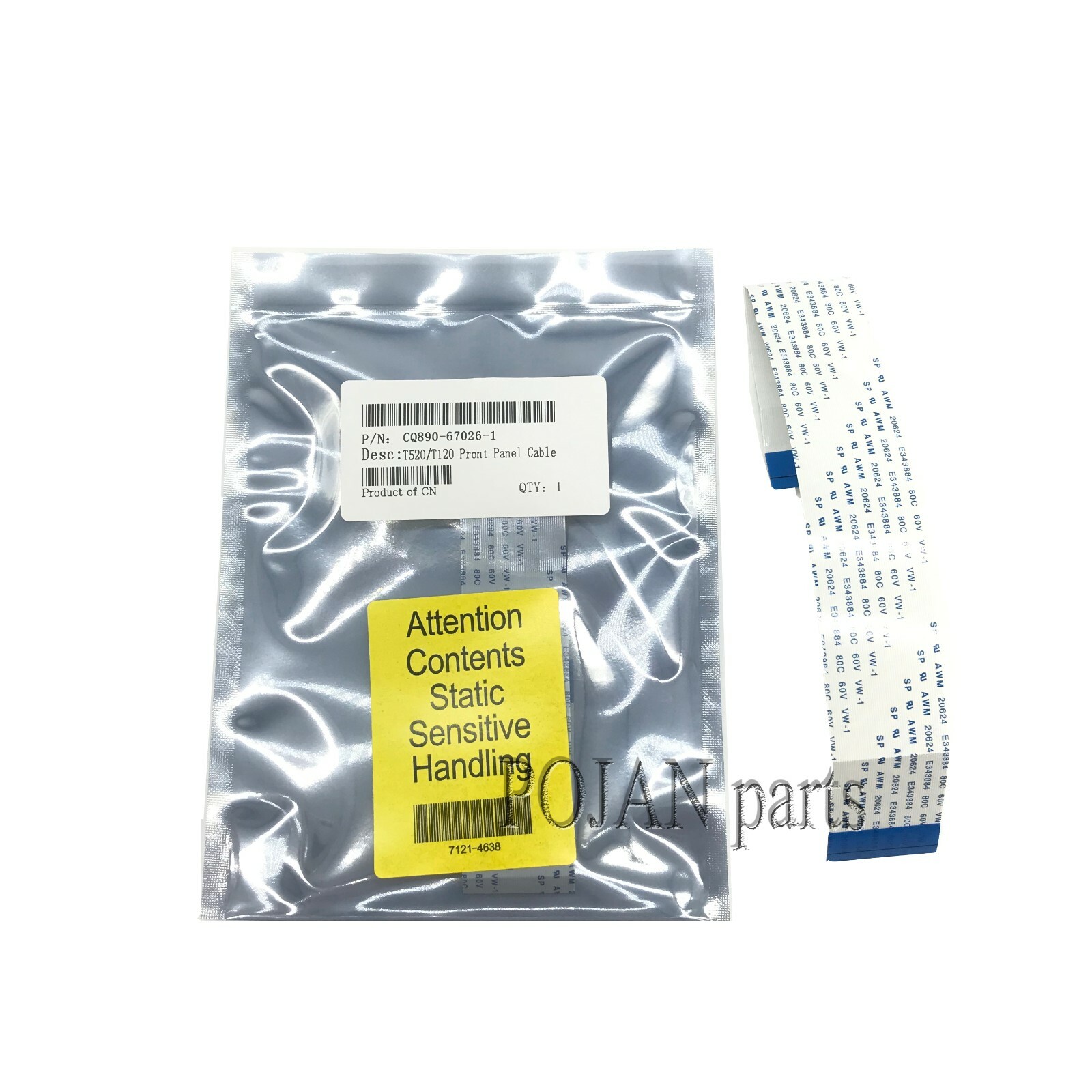 CQ890-67026 CQ890-67082 Control Panel Cable For HP Designjet T120 T520 24&36 in