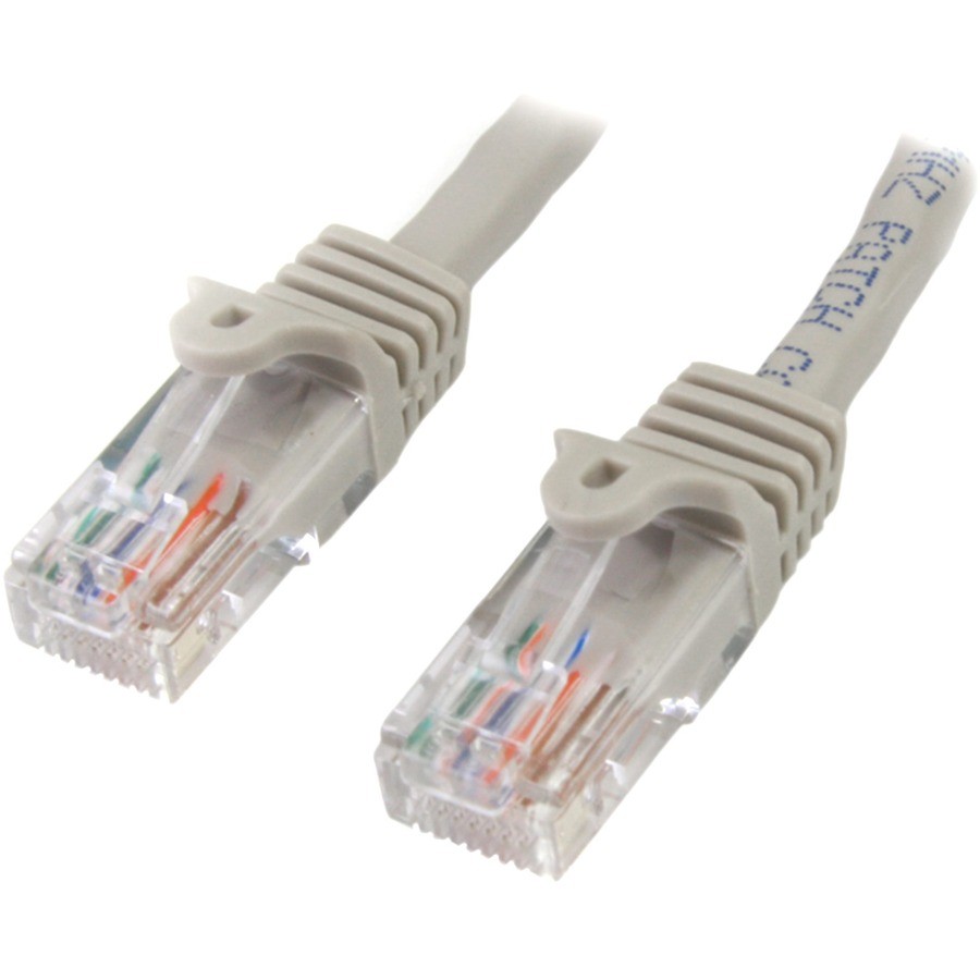 StarTech Snagless UTP Patch Cable - RJ-45 (M) - ( CAT 5e ) - 3 ft - Gray