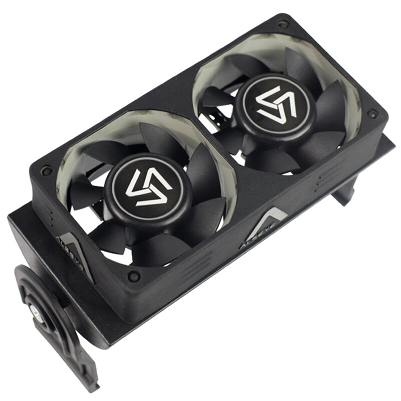Alseye RAM Cooling Fan Ram Memory Cooler with Dual 60mm PWM 1500-4000RPM 5V ARGB