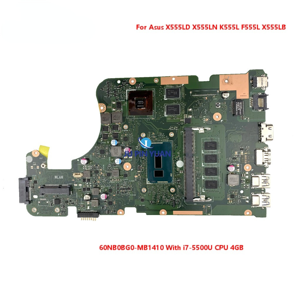 For ASUS X555LD X555LN K555L F555L X555LB W/ i7-5500U 4GB RAM Laptop Motherboard