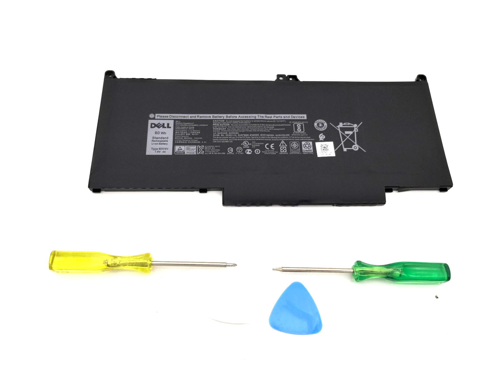 Genuine 60WH MXV9V Battery for Dell Latitude 5300 5310 E7300 E7400 05VC2M 829MX