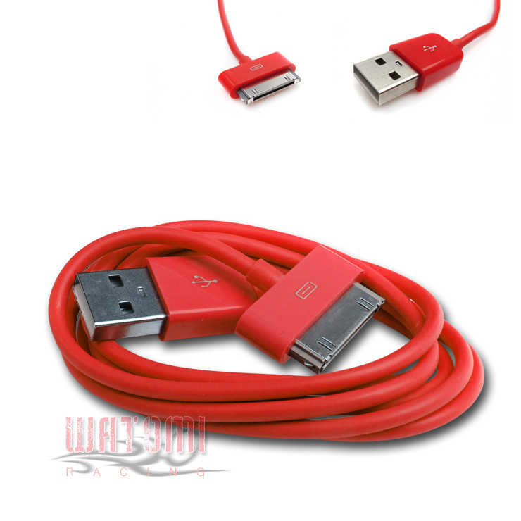 100X 3FT USB 30PIN RED CABLE DATA CHARGER FOR GALAXY TAB 7.0 PLUS 8.9 10.1