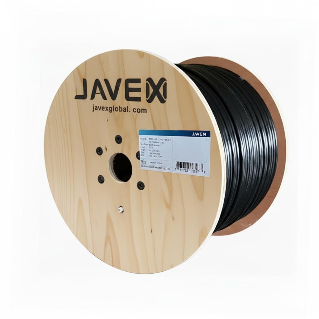 JAVEX CAT6 UTP Outdoor(1000 Feet), 550Mhz, 23AWG, CCA Ethernet Bulk Cable, Ea...