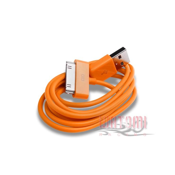 100X 6FT USB 30PIN ORANGE CABLE DATA CHARGER FOR GALAXY TAB 7" PLUS 8.9 10.1
