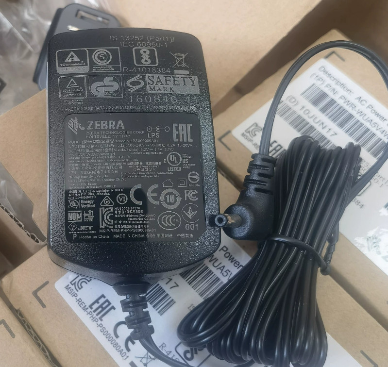 Original Zebra PS000080A0112V 5.2V 1.1A 5.7W AC Power Adapter For Routers