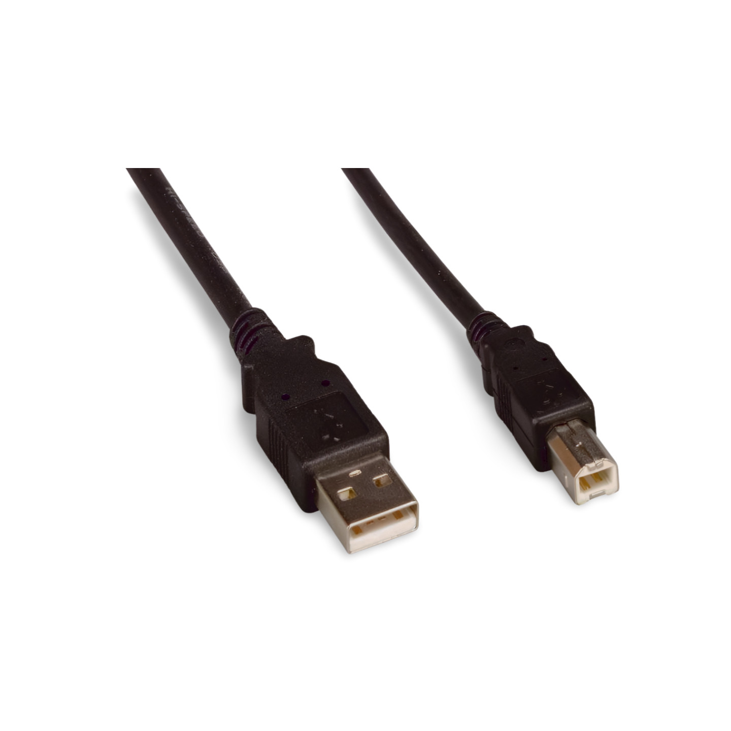 10ft USB 2.0 Computer Cable Type A Male to Type B Male - Black