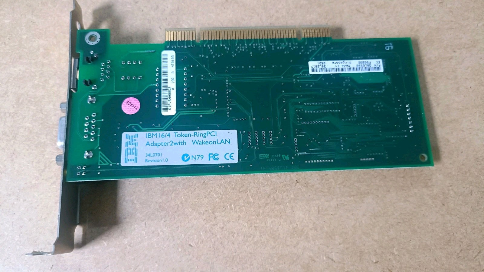 07P2809 34L0701 30L6208 30L6817 IBM Man Roland TOKEN RING PCI Pecom. Manroland 