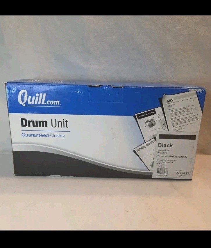 NEW - Quill for Brother DR-420 DRUM UNIT - 12,000 PAGES - SEALED