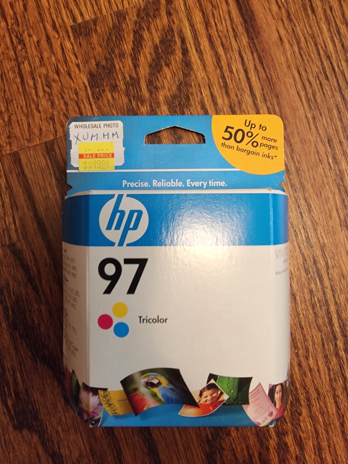 HP97 Tricolor Ink Cartridge - Vivera - Genuine - New in Box - EXPIRED READ