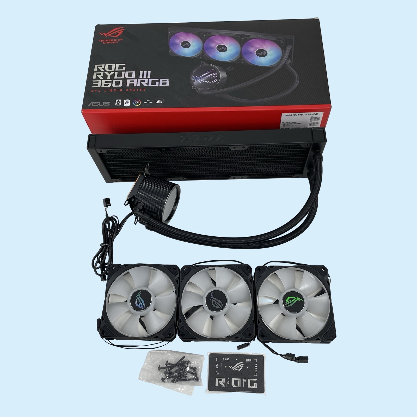 ASUS ROG RYUO III 360 ARGB All-in-One Liquid CPU Cooler Black #MP7956