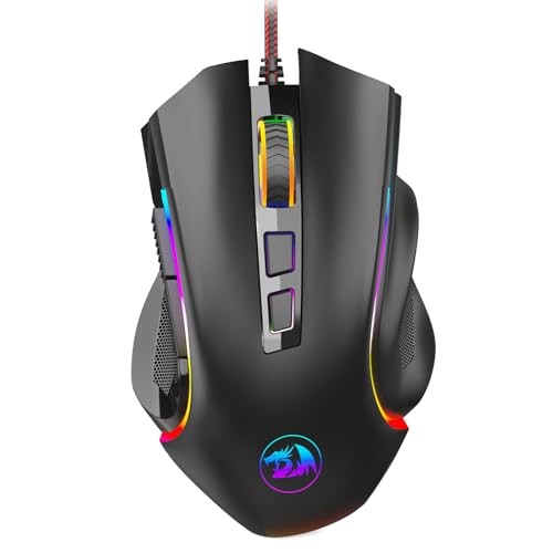 Black Redragon M602A-RGB Wired Gaming Mouse 7200 DPI 3212 PAW Sensor