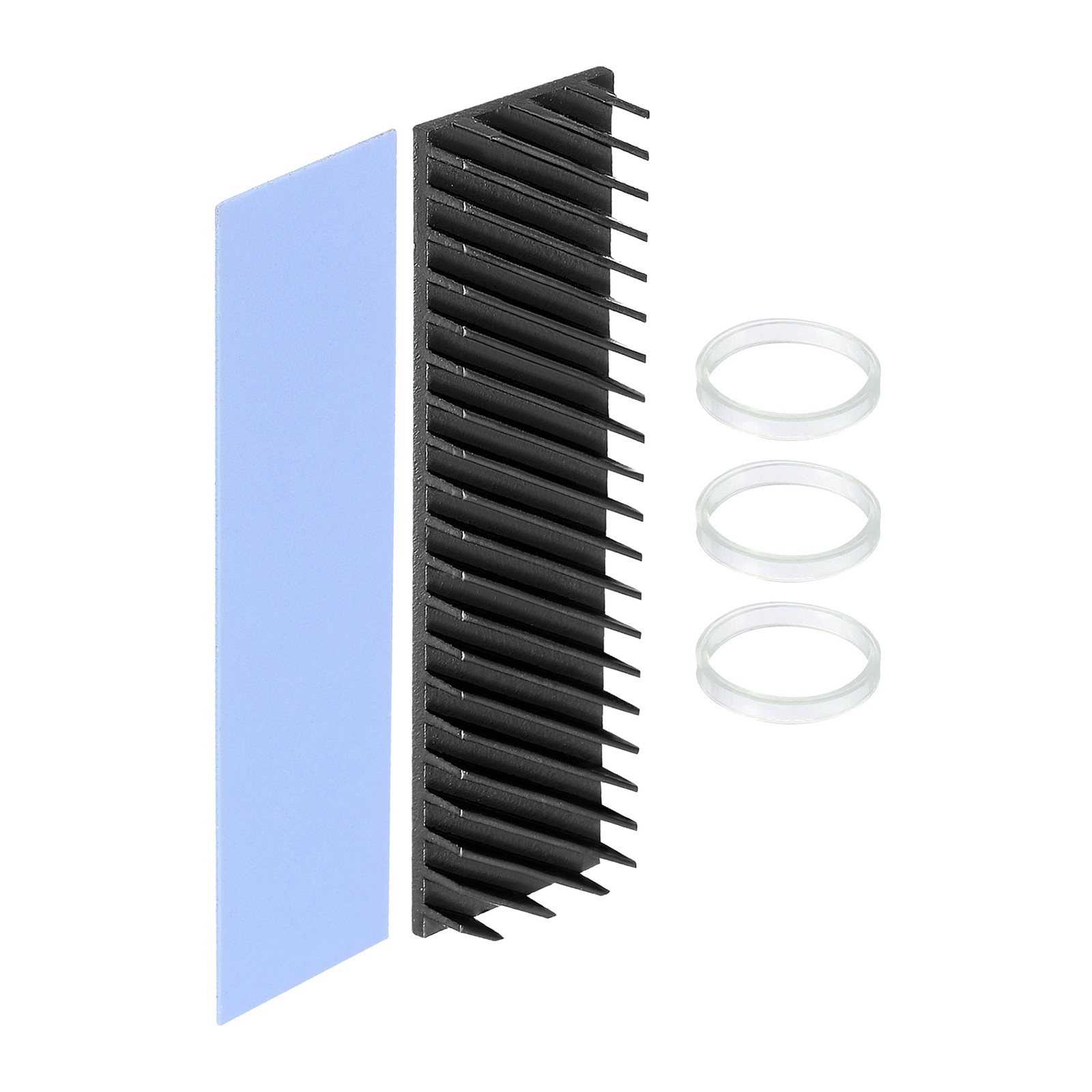 1Set 70x20x6mm Copper Heatsink M.2 SSD COOLER w Thermal Pad