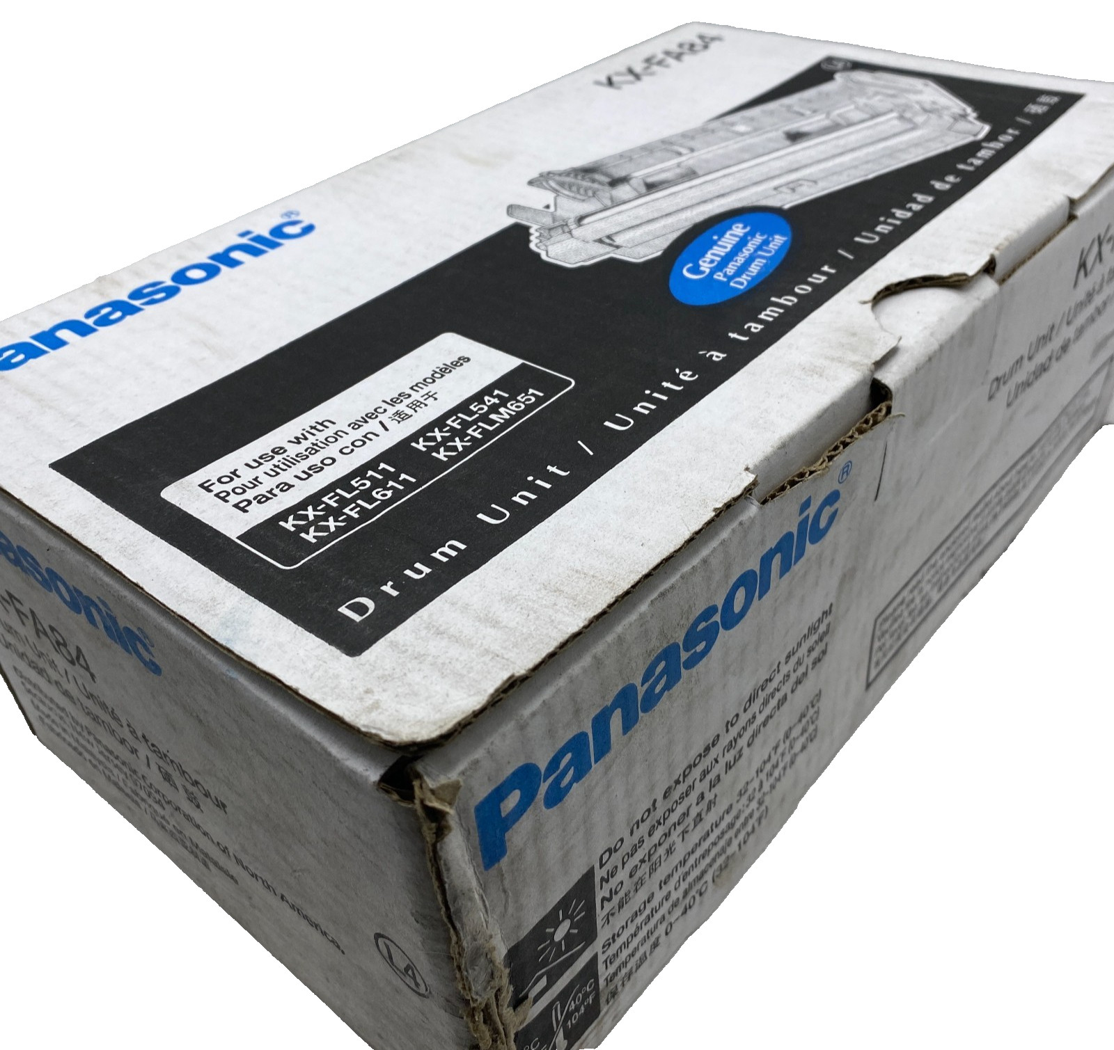 GENUINE PANASONIC KX-FA84 DRUM UNIT BLACK KX-FL511, KX-FL541, KX-FL611, KXFA84
