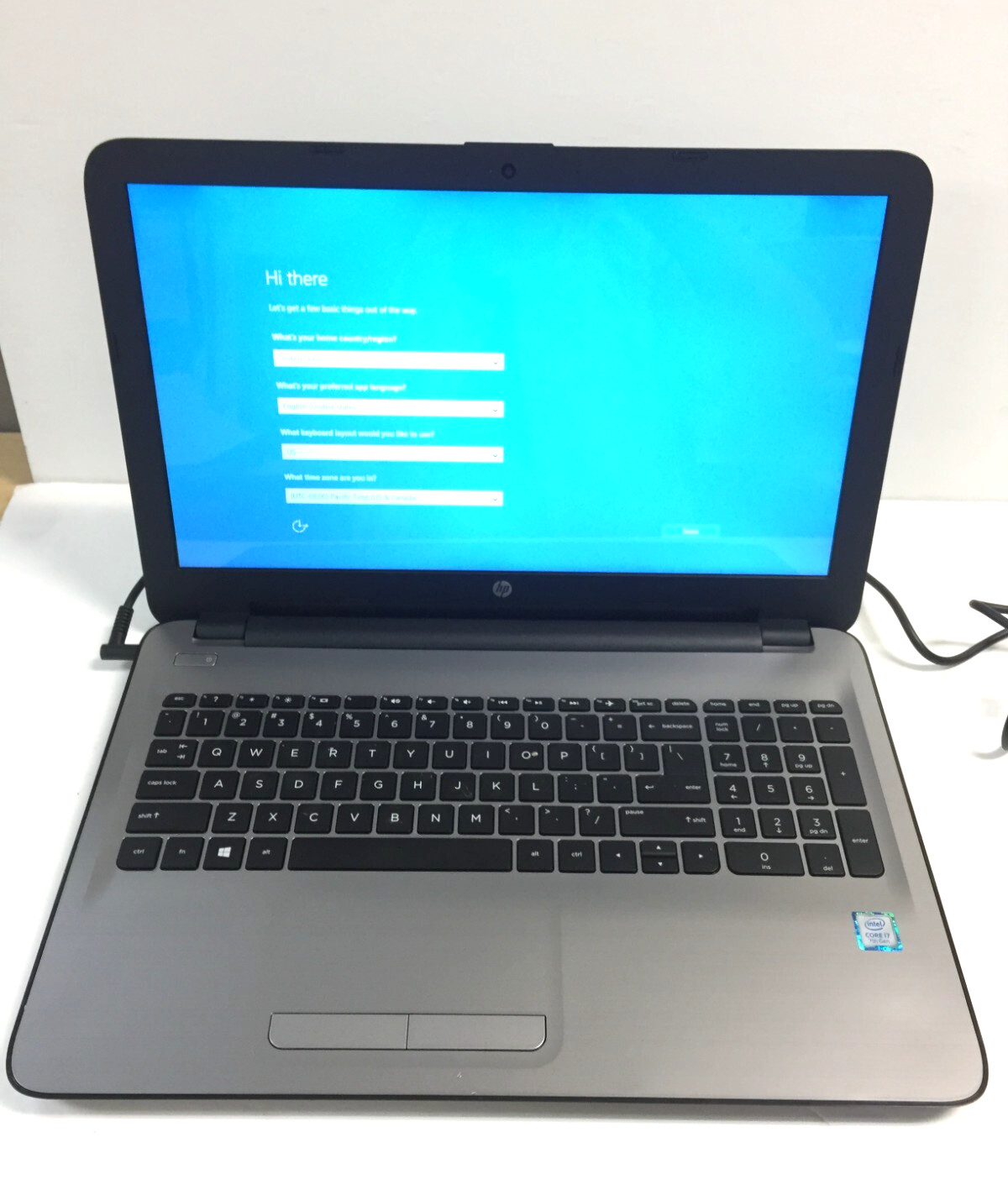 *Bad Battery*HP 15-ay198nr 15.6" Touchscreen Laptop/i7-7500U/ 8GB/256GB SSD/W10H