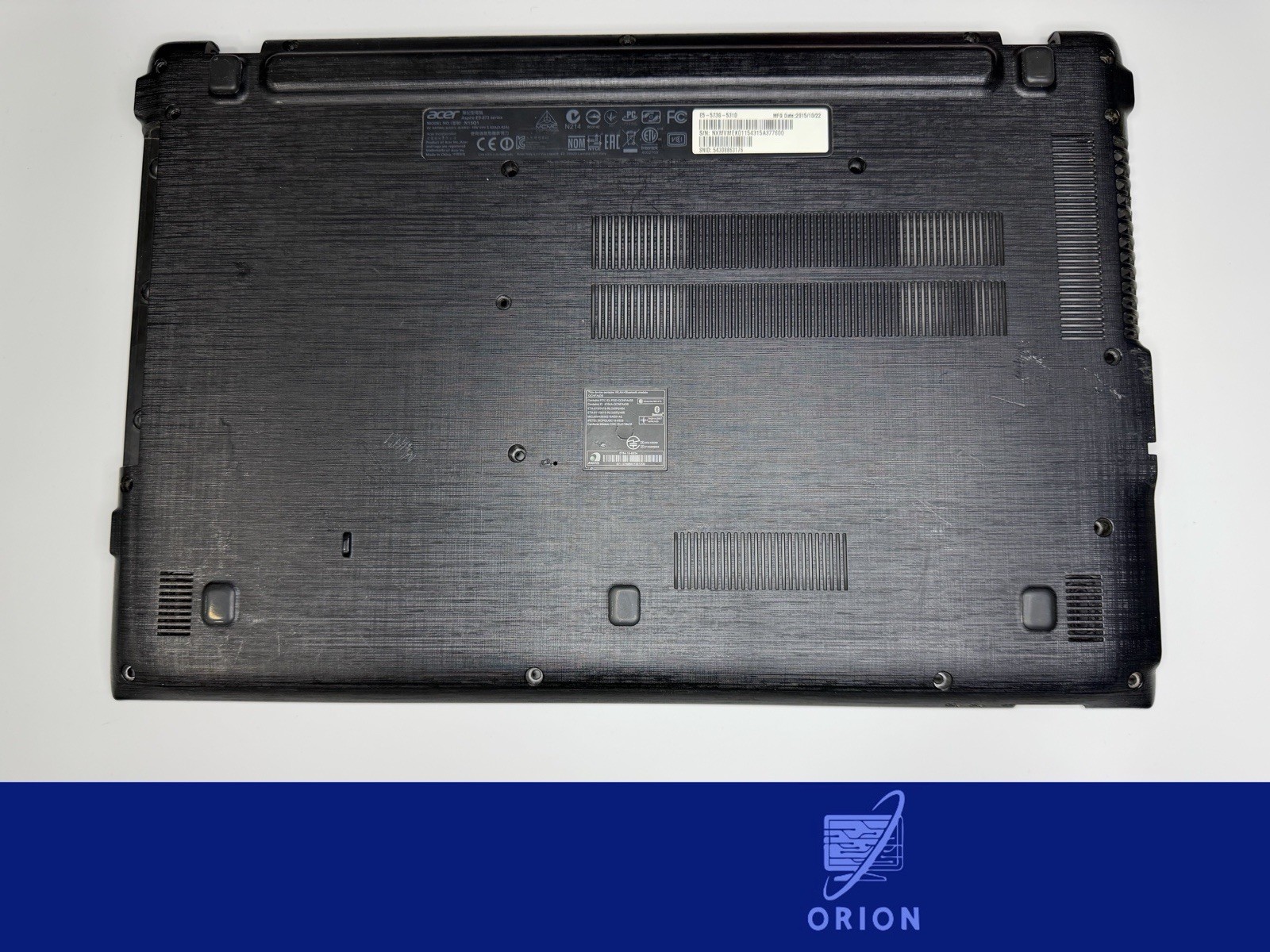Acer Aspire E5-573G E5-573T E5-573TG Bottom Base Lower Cover Black 60.MVHN7.001