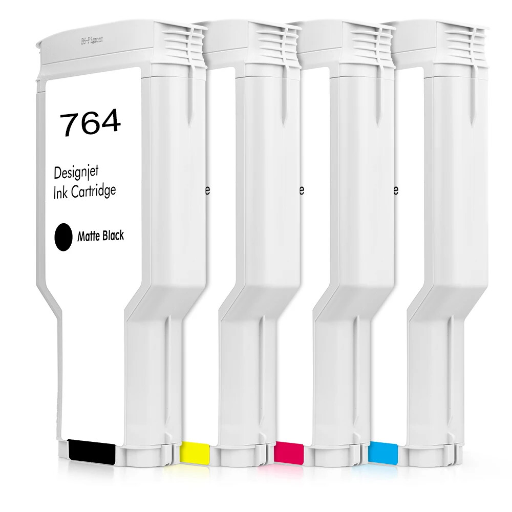 6x300ML764 Compatible Ink Cartridge With Chip Ink For HP Designjet T3500 Printer