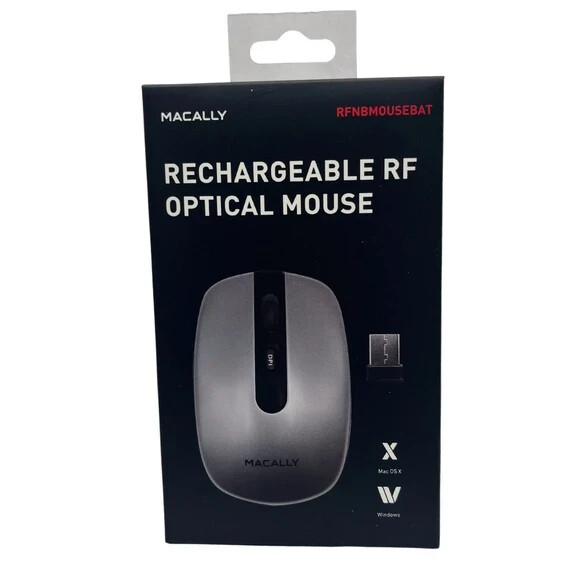 Wireless RF Optical Mouse - Rechargeable  - Macally
