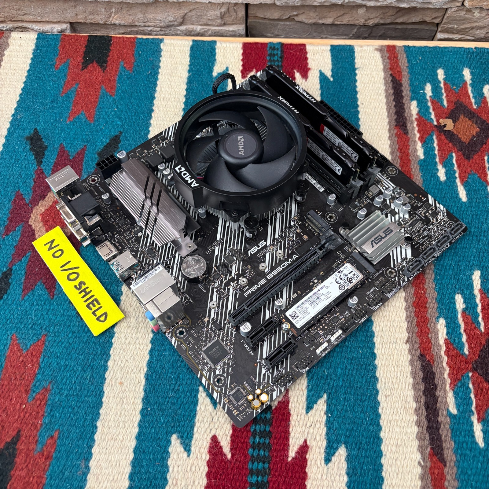ASUS PRIME B550M-A mATX AM4 Motherboard Combo Ryzen 5 5600 16GB RAM 256SSD W11P