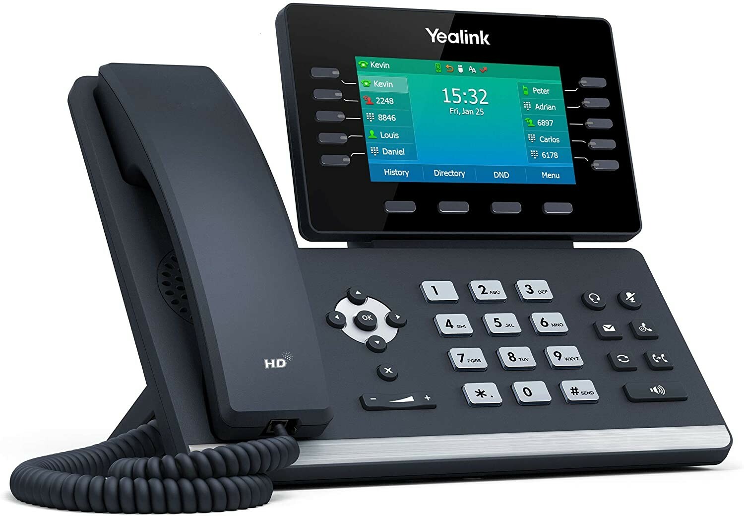 Yealink SIPT54W HD IP Phone Color Display POE Gigabit