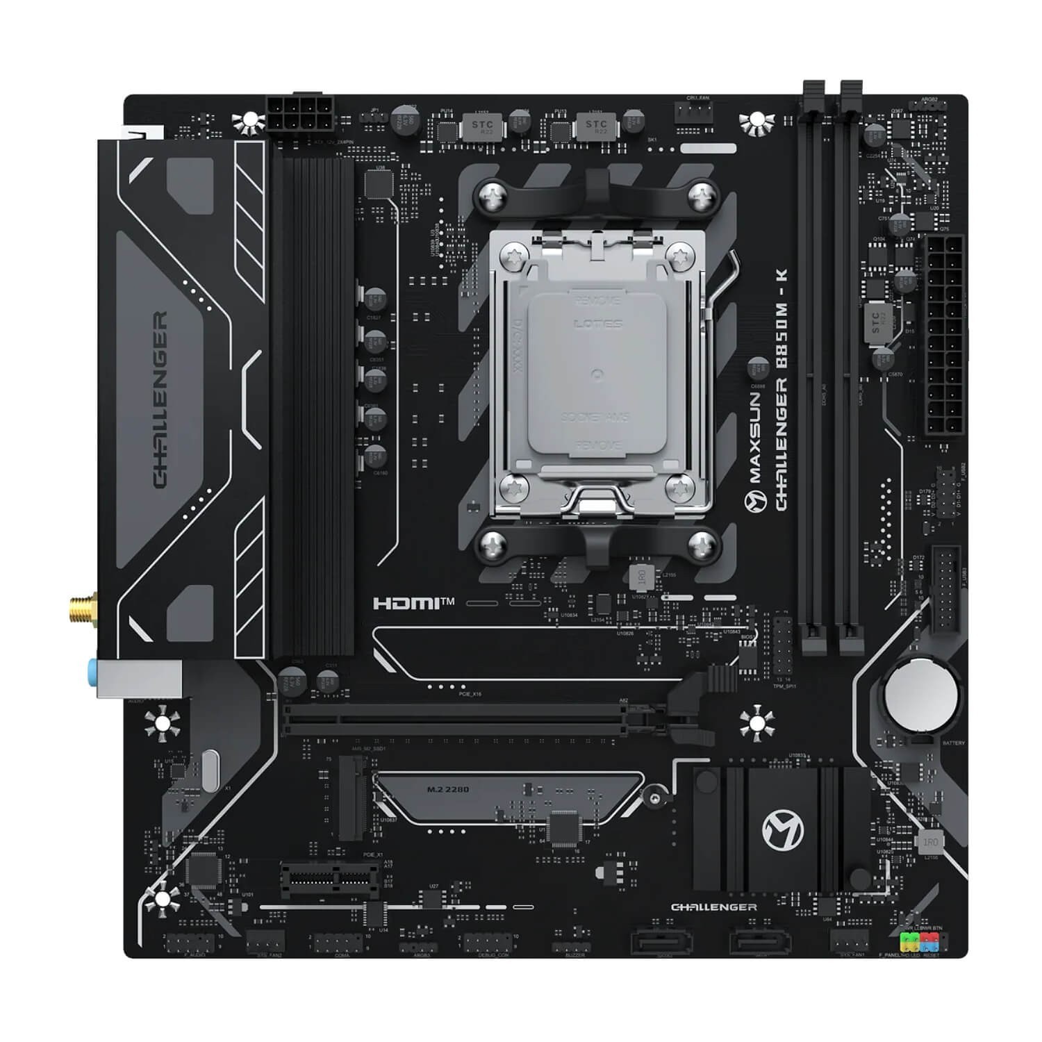 MAXSUN Challenger B850M-K WiFi Motherboard AM5 AMD B850 Micro ATX DDR5 SATA3