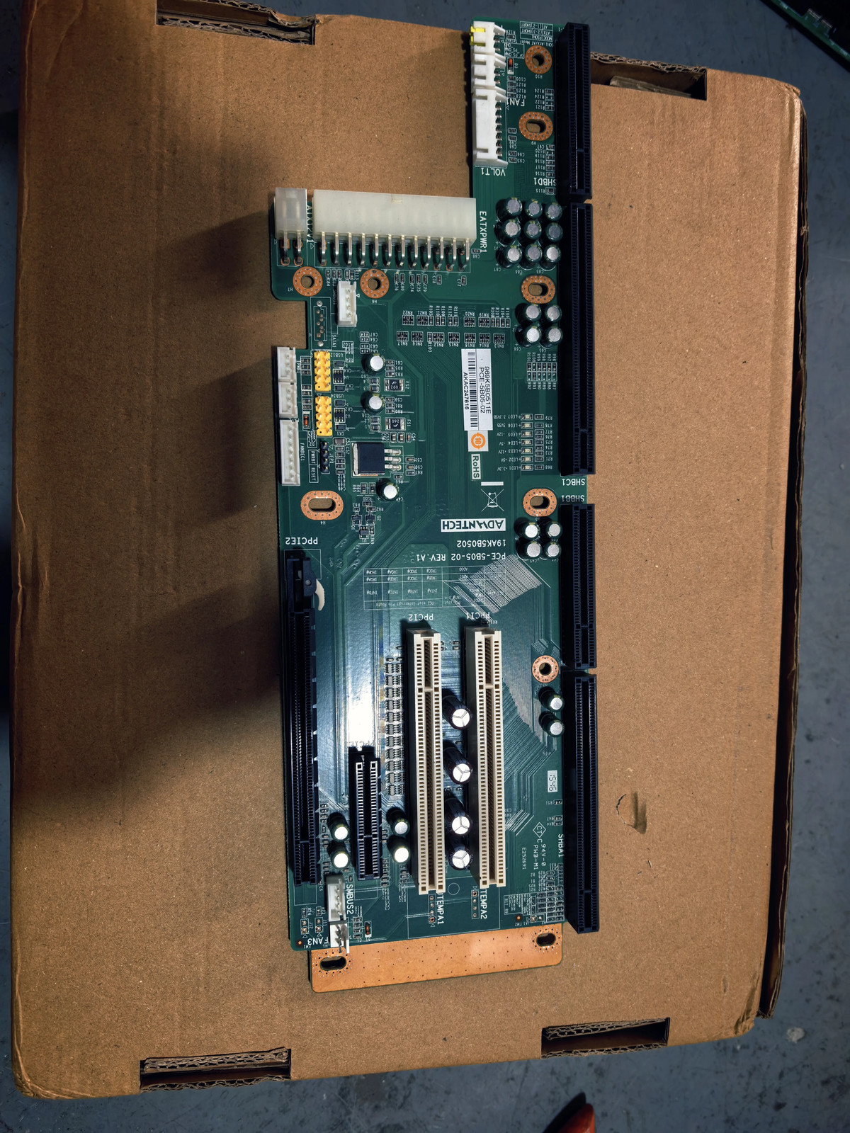PCE-5B05-02 Rev.A1  Industrial Base Board Backplane Motherboard