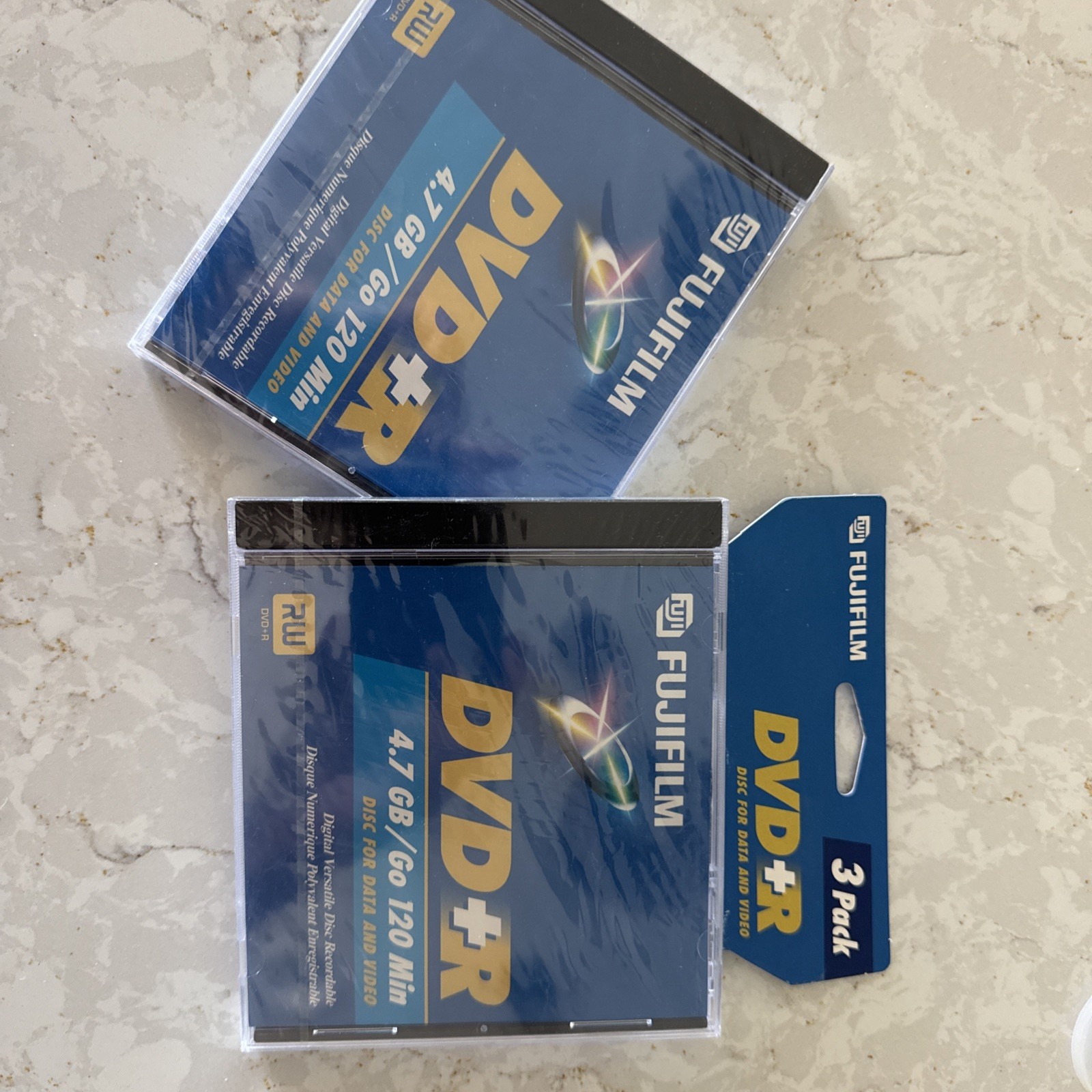 NEW Fuji DVD+R Dvd+R 4.7Gb General Purpose Dvd Disc Sealed Data And Video Lot Of