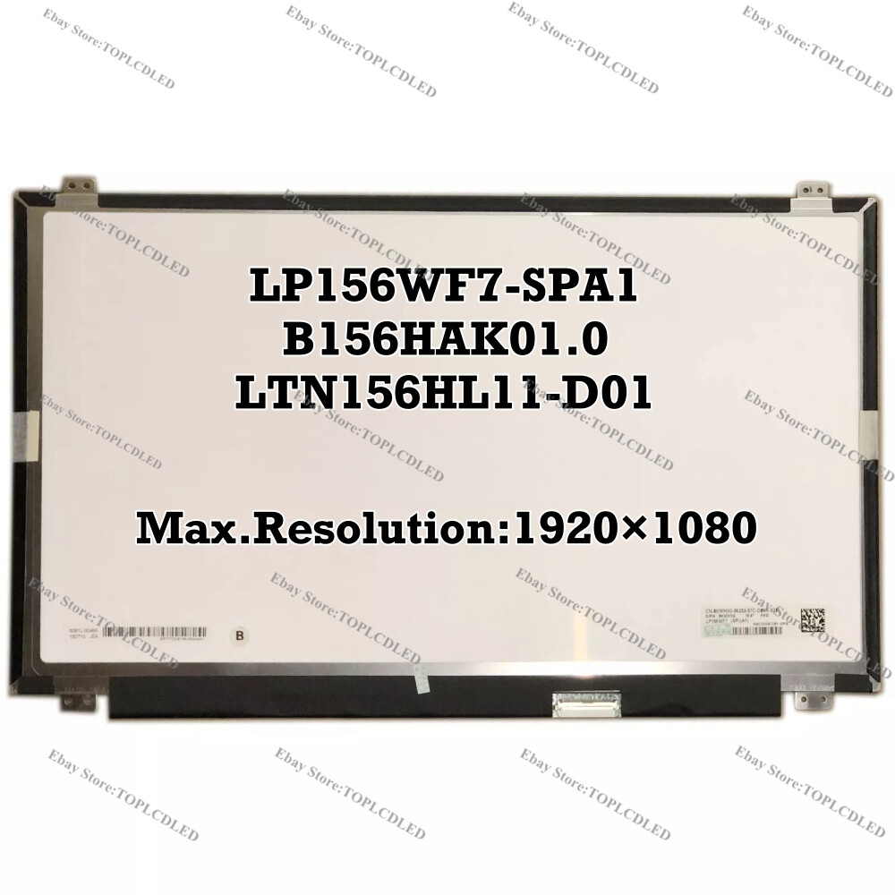 LP156WF7-SPA1 Fit B156HAK01.0 15.6" FHD LCD Display Touch Screen Panel