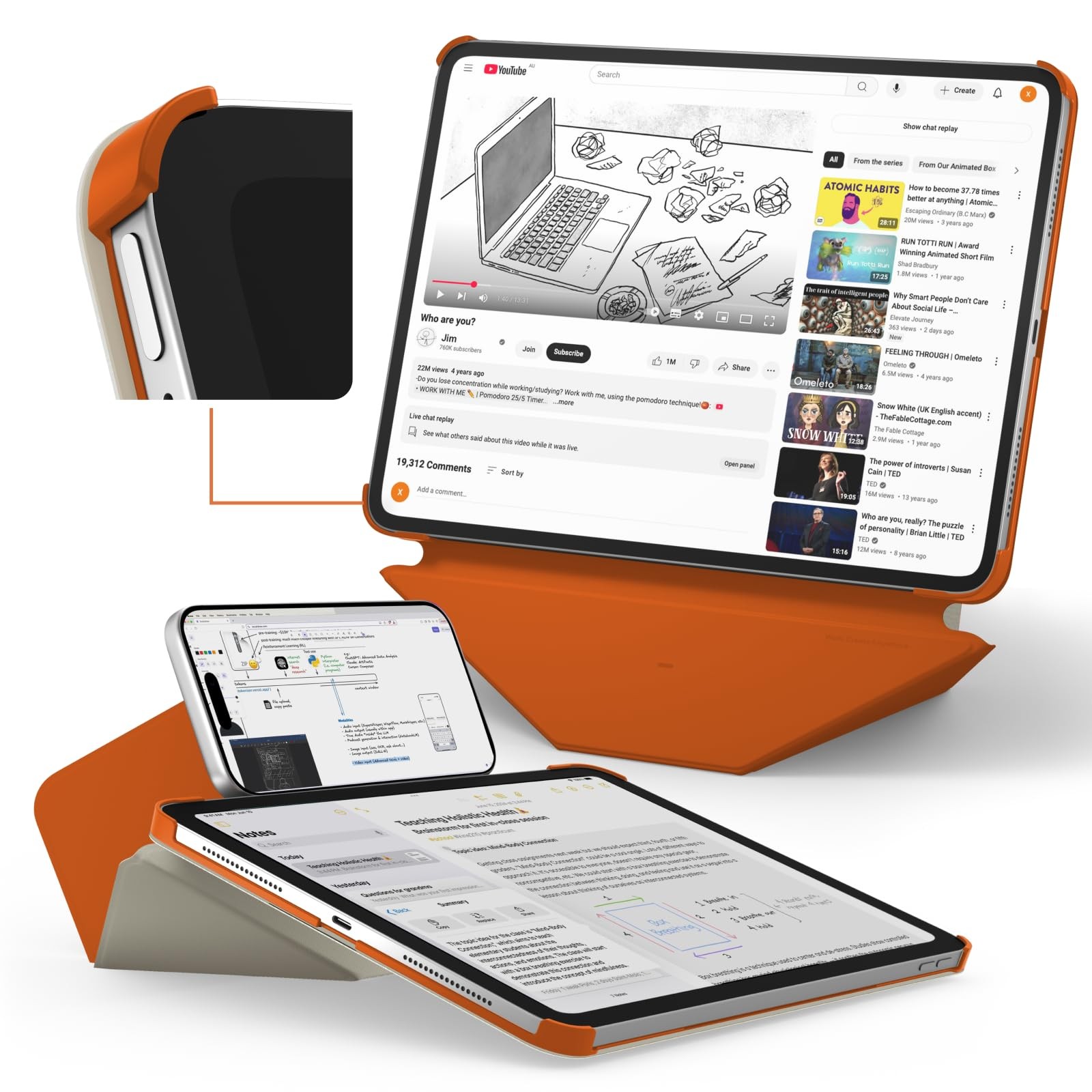 MOFT Dynamic Folio Case iPad Pro 12.9 6th 5th 4th 3rd Gen Multi-Angle Stand