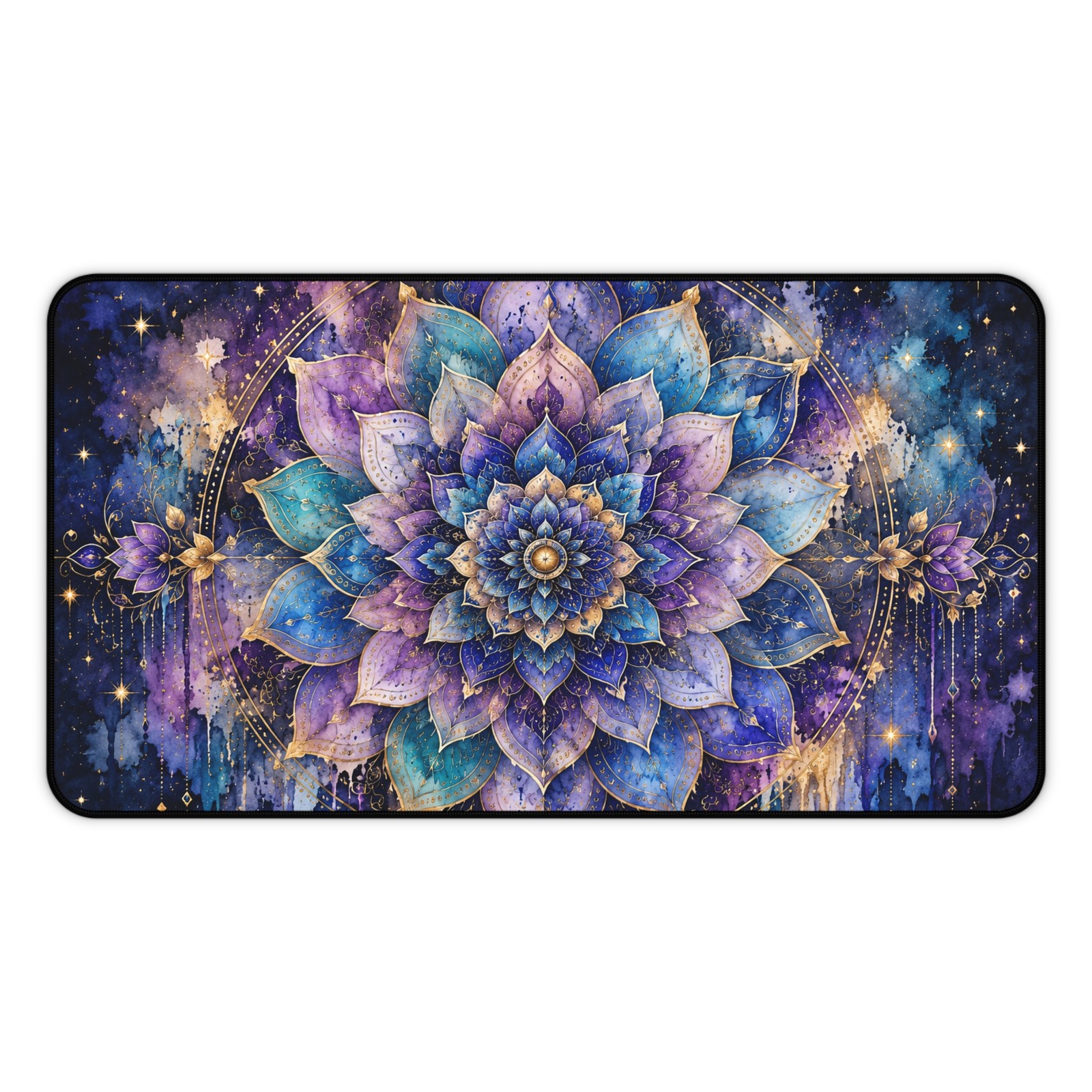 Purple Lotus Mandala Desk Mat |  Mousepad