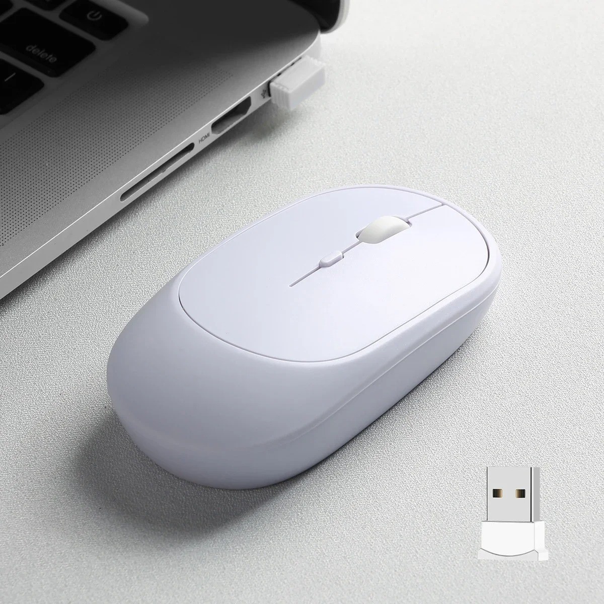 Wireless Rechargeable Mouse Bluetooth-compatible For Laptop Tablet PC Macbook