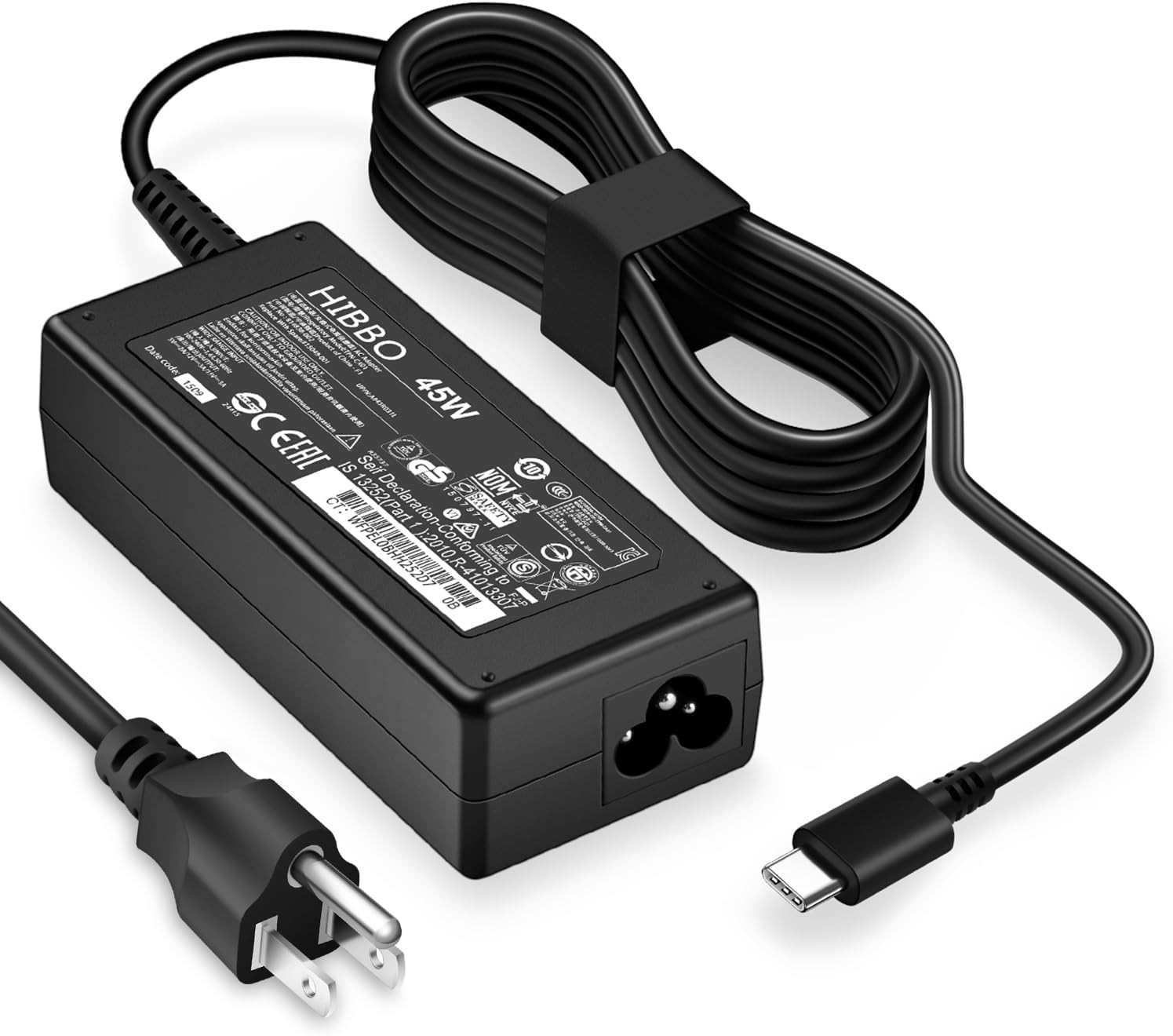Cargador De Computadora Portatil Usb-c Para Samsung Plu Pro Adaptador Chromebook