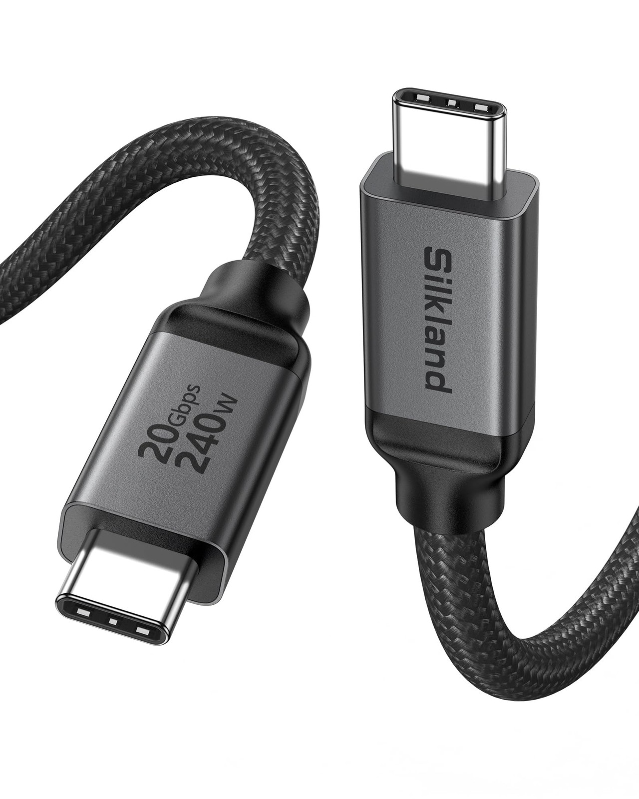 USB 4 Cable Long, 20Gbps Data Transfer, 5K/4K@60Hz, 240W, 16.5FT/5M