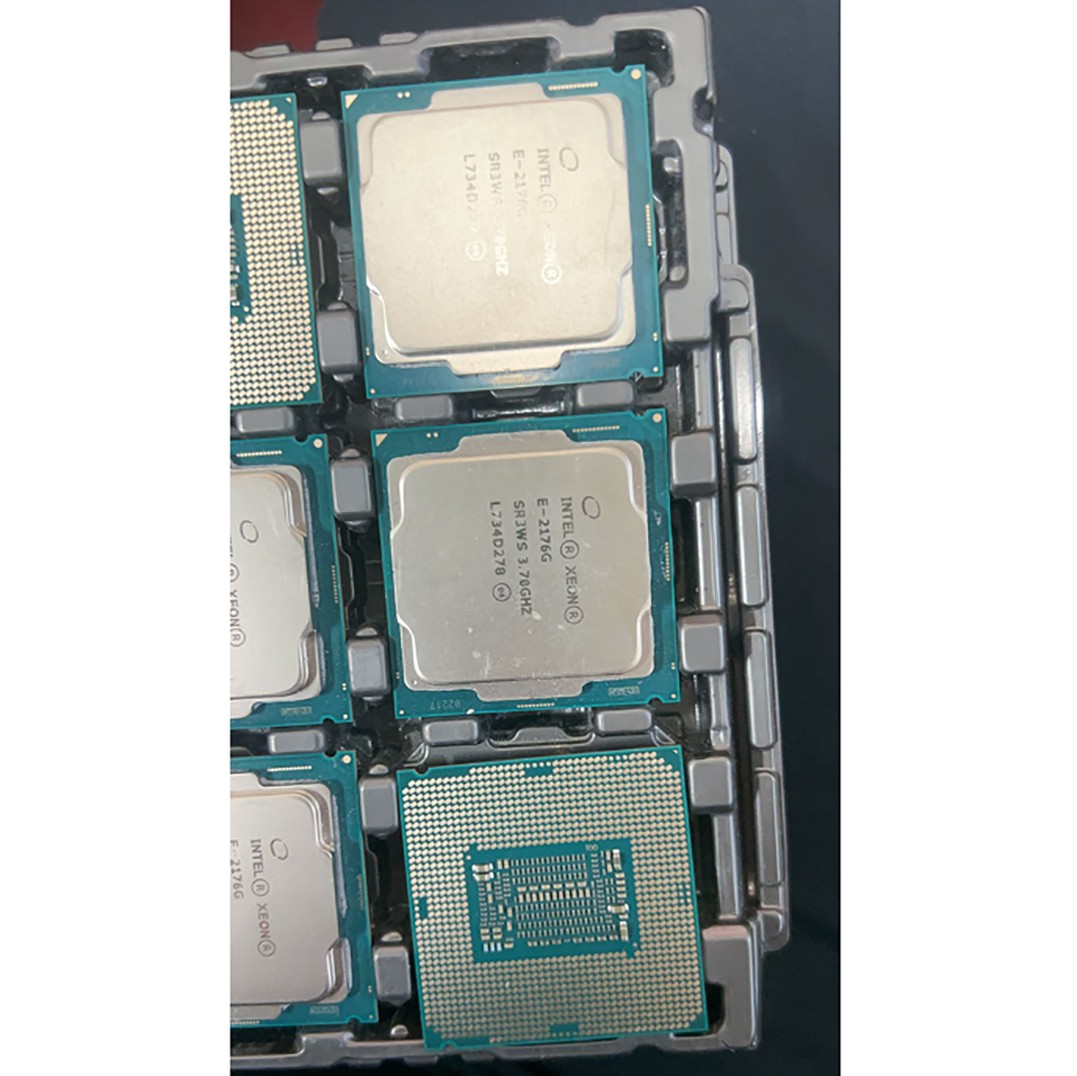 7PCS 99%NEW Intel&amp reg E-2176G Processor 12M Cache up to 4.70 GHz