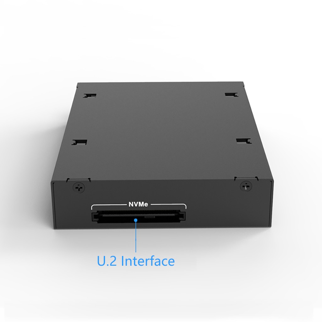 TOOLFREE U.2 U.3 NVMe PCIe 4.0 SSD Mobile Rack 2.5" Floppy Bay Enclosure