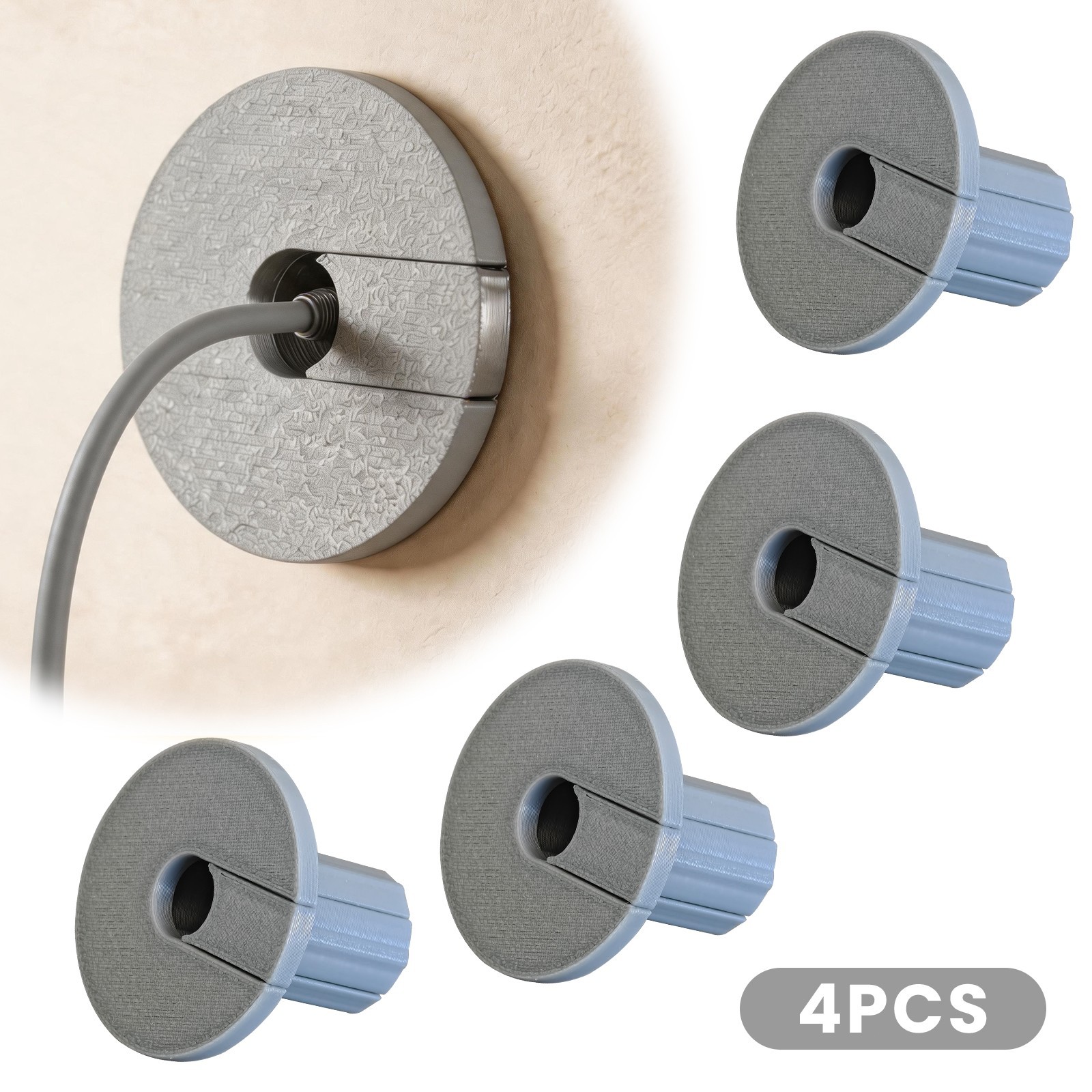 4Pcs 3/4 Inch Split Grommet Starlink Cable Wall Pass Through Bushing