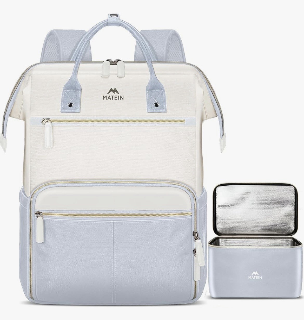 Matein Insulated Lunch And Laptop Backpack, Fits 15.6” Laptop, HAS SCUFF