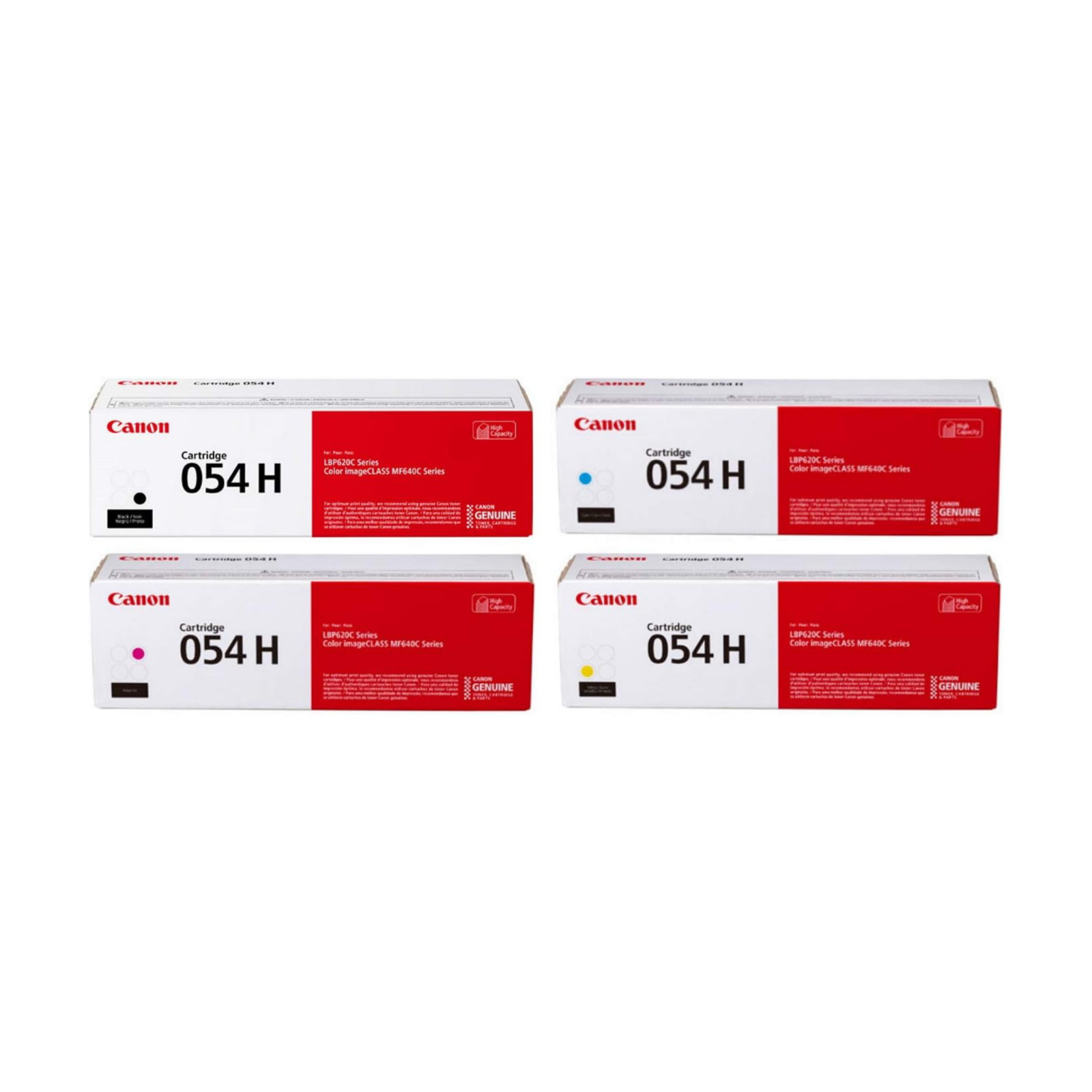 054H Canon Toner Set High Yield CMYK OEM Genuine FAST SHIPPING