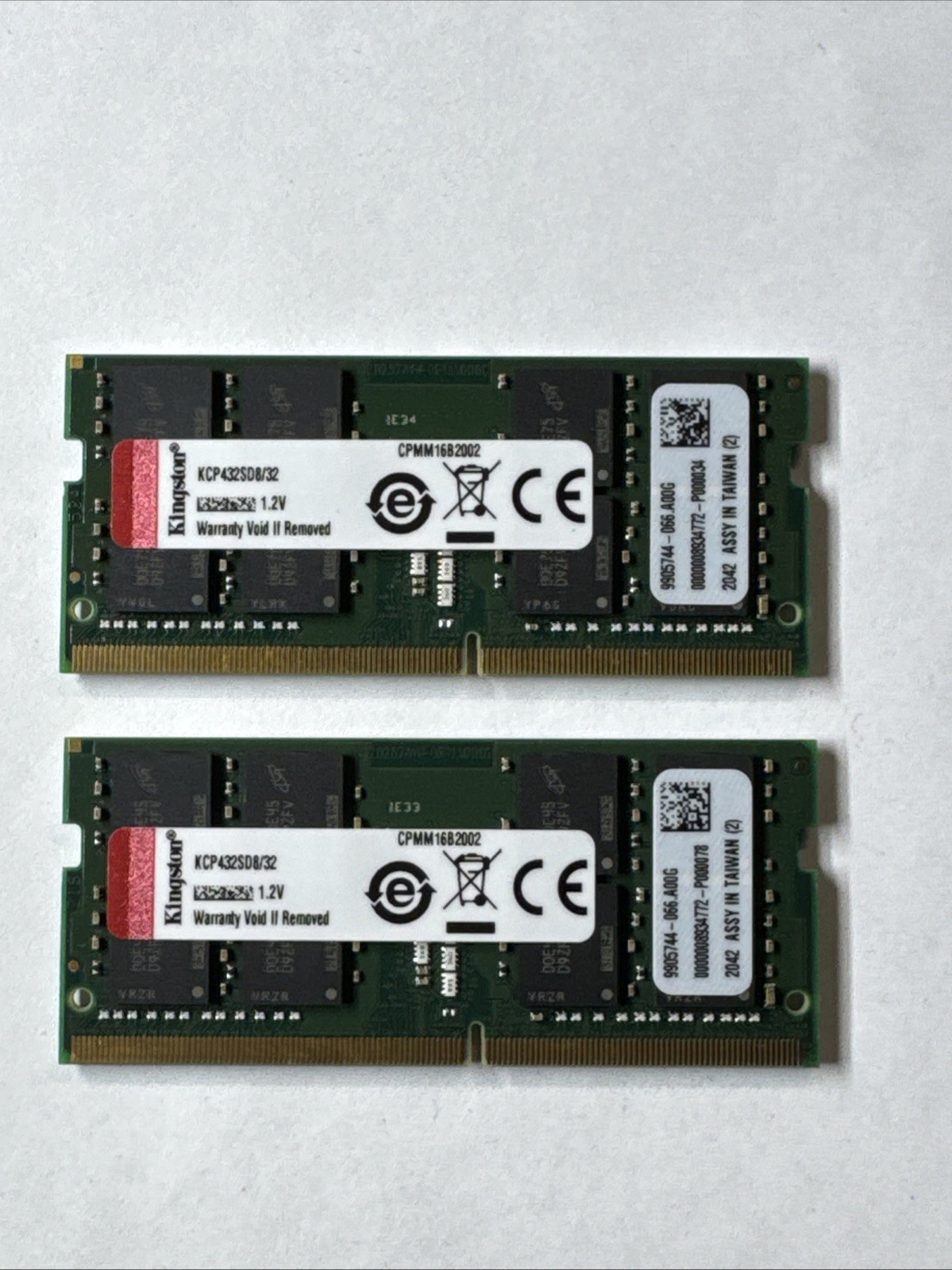 Kingston 64GB (2x32GB) DDR4-3200 PC4-25600 260-Pin SO-DIMM Non-ECC KCP432SD8/32