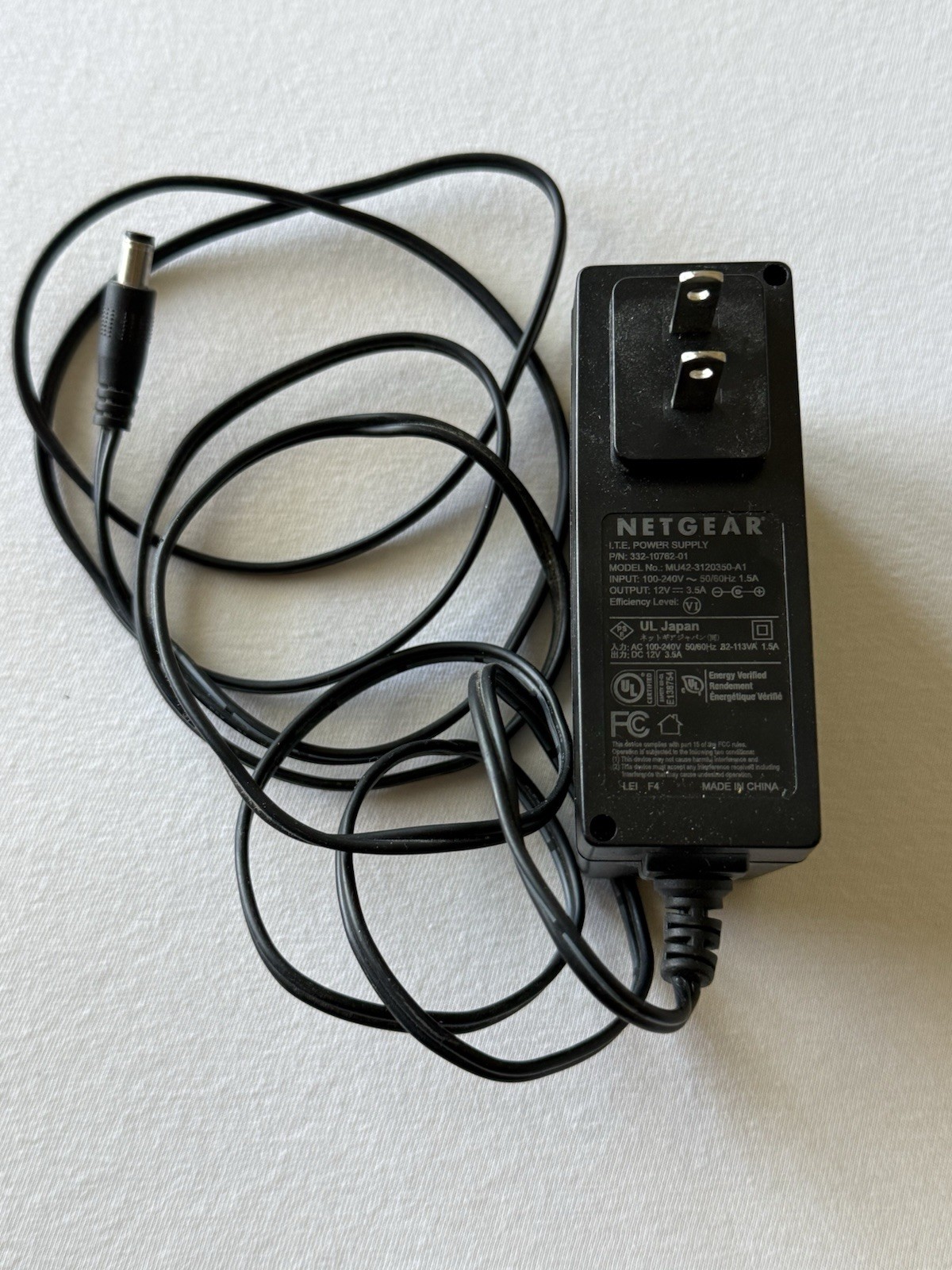 Genuine Netgear MU42-3120350-A1, 332-10762-01 12V 3.5A Power Supply