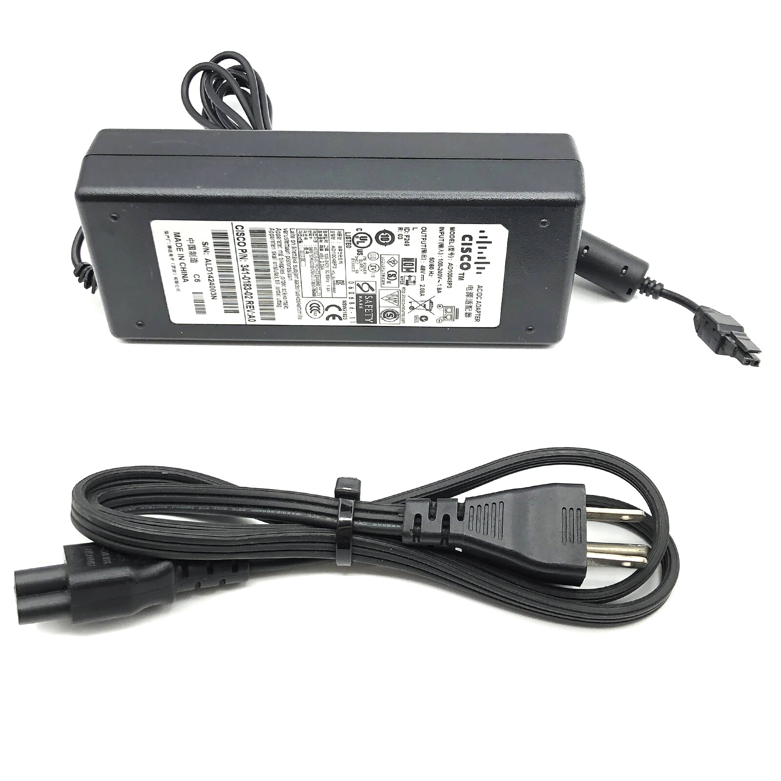Genuine 48V AC Adapter for Cisco AIR-WLC2106-K9 AIR-WLC2112-K9 Controller